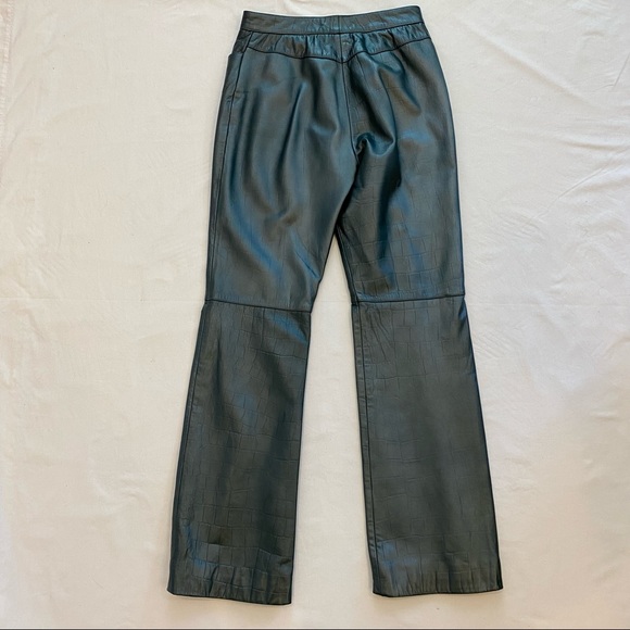 St. John Collection Leather Pants - Picture 3 of 7